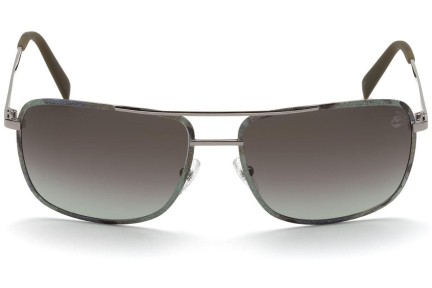 Sluneční brýle Timberland TB9202 98R Polarized Squared Zelené