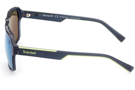 Sluneční brýle Timberland TB9254 90D Polarized Obdélníkové Modré