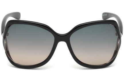 Sluneční brýle Tom Ford Anouk FT0578 01B Oversize Černé