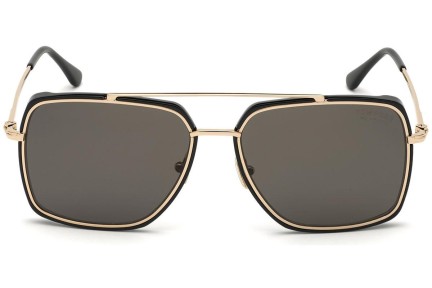 Sluneční brýle Tom Ford FT0750 01D Polarized Pilot Černé