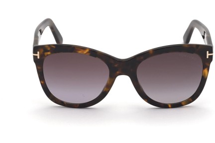 Sluneční brýle Tom Ford FT0870 52T Cat Eye Havana