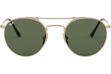 Sluneční brýle Ray-Ban Titanium Titanium Collection RB8147 913658 Okrouhlé Zlaté