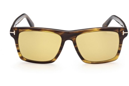 Sluneční brýle Tom Ford FT0906 55E Squared Havana