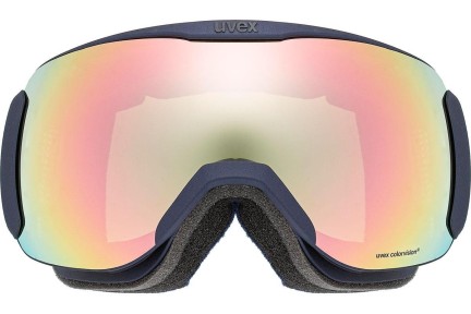 Lyžařské brýle uvex downhill 2100 WE Navy Mat Jednolité | Shield Modré