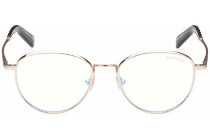 Brýle Tom Ford FT5749-B 028 Okrouhlé Zlaté