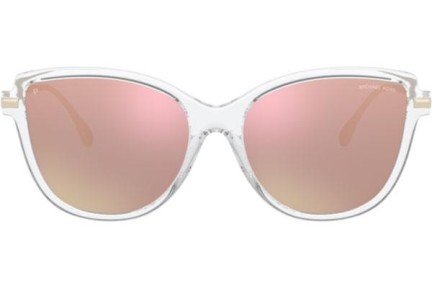 Sluneční brýle Michael Kors Sorrento MK2130U 3005M5 Polarized Cat Eye Průhledné