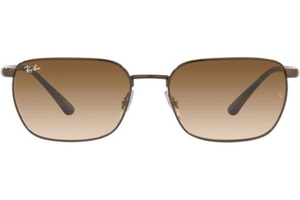 Sluneční brýle Ray-Ban RB3684 014/51 Obdélníkové Hnědé