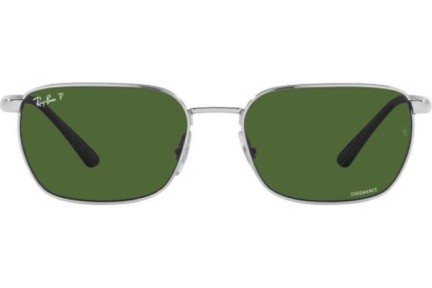 Sluneční brýle Ray-Ban Chromance Collection RB3684CH 003/P1 Polarized Obdélníkové Stříbrné