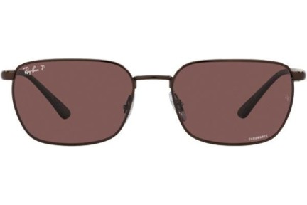 Sluneční brýle Ray-Ban Chromance Collection RB3684CH 014/AF Polarized Obdélníkové Hnědé