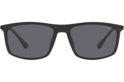 Sluneční brýle Emporio Armani EA4171U 500181 Polarized Obdélníkové Černé