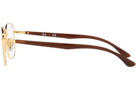 Brýle Ray-Ban RX6469 2500 Squared Zlaté