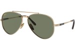 Sluneční brýle Ray-Ban Aviator Titanium Titanium Collection RB8225 313852 Pilot Zlaté