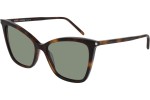 Sluneční brýle Saint Laurent SL384 002 Cat Eye Havana