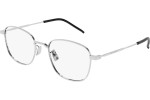 Brýle Saint Laurent SL492/K 005 Obdélníkové Stříbrné