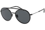 Sluneční brýle Giorgio Armani AR6121J 300187 Okrouhlé Černé