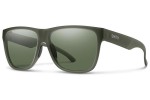 Sluneční brýle Smith LOWDOWNXL2 B59/L7 Polarized Squared Zelené