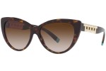 Sluneční brýle Tiffany & Co. TF4196 80153B Cat Eye Havana