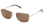 Sluneční brýle Timberland TB9338 32H Polarized Obdélníkové Zlaté