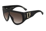 Sluneční brýle Dsquared2 D20149/S 807/HA Jednolité | Shield Černé