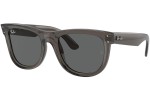 Sluneční brýle Ray-Ban RBR0502SF 6707GR Squared Šedé