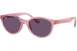 Sluneční brýle Ray-Ban Junior RJ9080S 71691A Okrouhlé Růžové