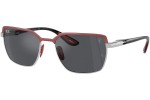 Sluneční brýle Ray-Ban RB3743M F10087 Squared Šedé