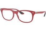 Brýle Ray-Ban RX7307M F628 Squared Červené