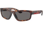 Sluneční brýle Prada Linea Rossa PS05ZS 17X02G Polarized Obdélníkové Havana