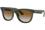 Sluneční brýle Ray-Ban Wayfarer Reverse RBR0502S 6775CB Squared Zelené