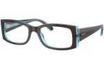 Brýle Ray-Ban RX5434 8366 Squared Hnědé