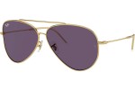 Sluneční brýle Ray-Ban Aviator Reverse RBR0101S 001/1A Pilot Zlaté