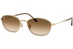 Sluneční brýle Ray-Ban RB3749 001/51 Obdélníkové Zlaté