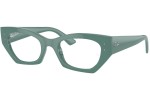 Brýle Ray-Ban RX7330 8345 Cat Eye Zelené