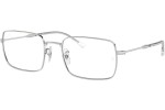 Brýle Ray-Ban RX6520 2501 Obdélníkové Stříbrné