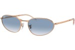 Sluneční brýle Ray-Ban RB3734 92023F Oválné Zlaté