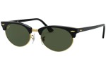 Sluneční brýle Ray-Ban Clubmaster Oval RB3946 130331 Browline Černé