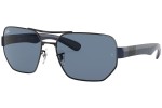 Sluneční brýle Ray-Ban RB3672 002/80 Obdélníkové Černé