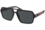 Sluneční brýle Prada Linea Rossa PS01XS 1AB02G Polarized Obdélníkové Černé