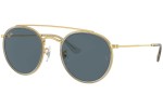 Sluneční brýle Ray-Ban Round Double Bridge RB3647N 9210R5 Okrouhlé Zlaté