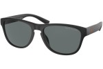 Sluneční brýle Polo Ralph Lauren PH4180U 537581 Polarized Squared Černé