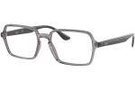 Brýle Ray-Ban RX7198 8140 Squared Šedé